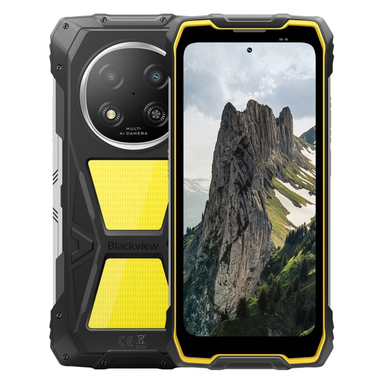 Blackview ROCK 2 Pro โทรศัพท์กันกระแทก, 8GB+256GB, 6.67 นิ้ว Android 16 Unisoc UMS9620 T8100 Octa Core, เครือข่าย: 5G, OTG, NFC