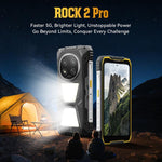 Blackview ROCK 2 Pro โทรศัพท์กันกระแทก, 8GB+256GB, 6.67 นิ้ว Android 16 Unisoc UMS9620 T8100 Octa Core, เครือข่าย: 5G, OTG, NFC