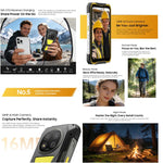 Blackview ROCK 2 Pro โทรศัพท์กันกระแทก, 8GB+256GB, 6.67 นิ้ว Android 16 Unisoc UMS9620 T8100 Octa Core, เครือข่าย: 5G, OTG, NFC