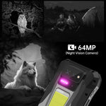โทรศัพท์กันกระแทก Unihertz 8849Tank X Projector, 16GB+512GB, สแกนลายนิ้วมือด้านข้าง, กล้องมองกลางคืน, 6.78 นิ้ว Android 15 MediaTek Dimensity 8200 Octa Core, เครือข่าย: 5G, NFC, Tank X 16GB+512GB