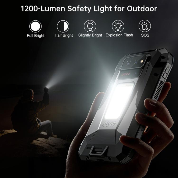 โทรศัพท์กันกระแทก Unihertz 8849Tank X Projector, 16GB+512GB, สแกนลายนิ้วมือด้านข้าง, กล้องมองกลางคืน, 6.78 นิ้ว Android 15 MediaTek Dimensity 8200 Octa Core, เครือข่าย: 5G, NFC, Tank X 16GB+512GB