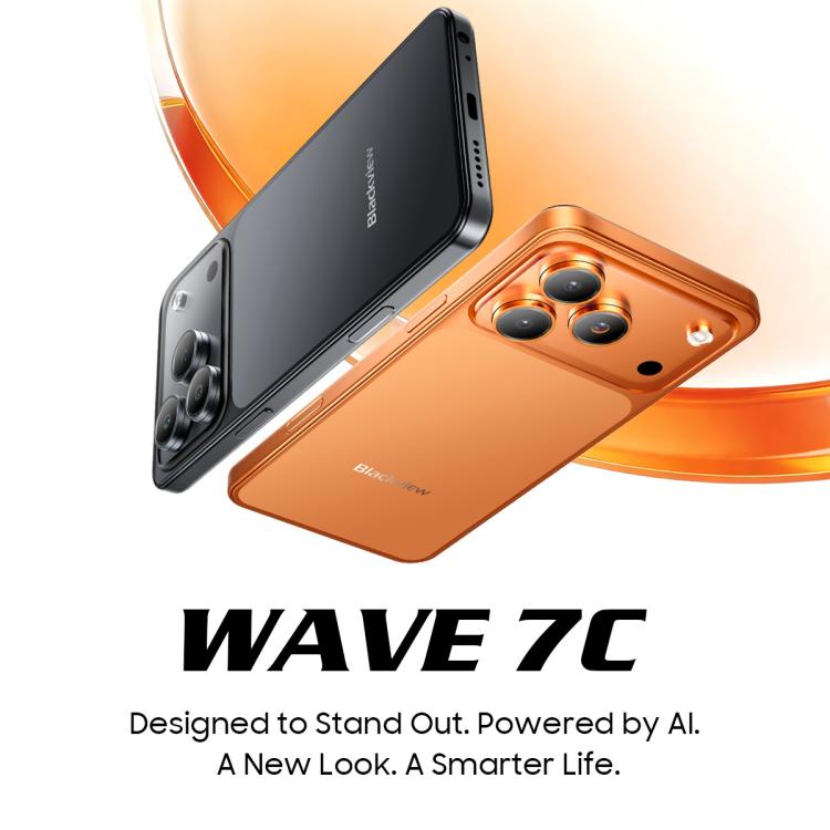 Blackview WAVE 7C, 4GB+64GB, 6.56 นิ้ว Android 16 Unisoc UMS312 Tiger T310 Quad Core, เครือข่าย: 4G, OTG, 4GB+64GB