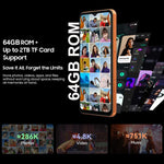 Blackview WAVE 7C, 4GB+64GB, 6.56 นิ้ว Android 16 Unisoc UMS312 Tiger T310 Quad Core, เครือข่าย: 4G, OTG, 4GB+64GB