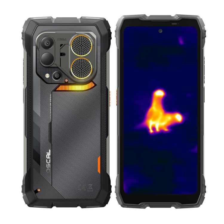 โทรศัพท์กันกระแทก Blackview Oscal Pilot 6 Thermal, 12GB+256GB, กล้องมองกลางคืน, 6.78 นิ้ว Android 16 MediaTek MT8781 Helio G100 Octa Core, เครือข่าย: 5G, OTG, NFC