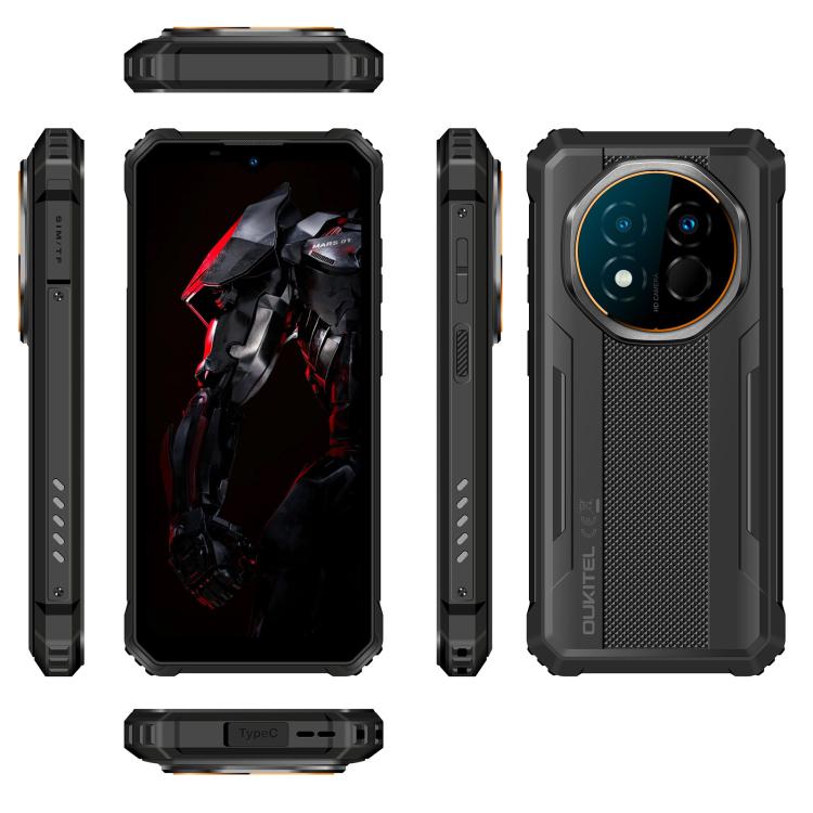 โทรศัพท์ Oukitel G6 ทนทาน, 4GB+128GB, สแกนลายนิ้วมือ, แบตเตอรี่ 10600mAh, 6.52 นิ้ว Android 16.0 Unisoc T615 Octa Core, NFC, OTG, เครือข่าย: 4G, 4GB+128GB