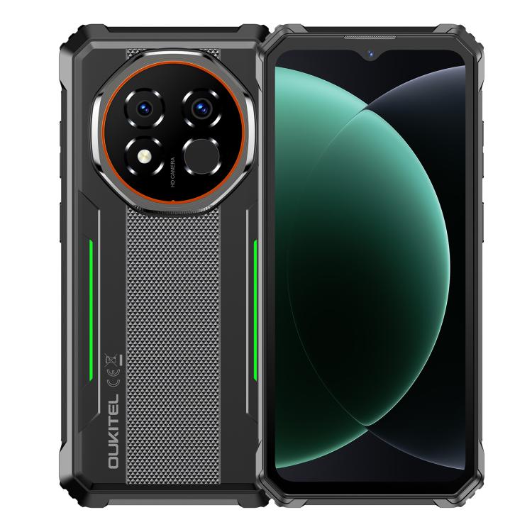 โทรศัพท์ Oukitel G6 ทนทาน, 4GB+128GB, สแกนลายนิ้วมือ, แบตเตอรี่ 10600mAh, 6.52 นิ้ว Android 16.0 Unisoc T615 Octa Core, NFC, OTG, เครือข่าย: 4G, 4GB+128GB
