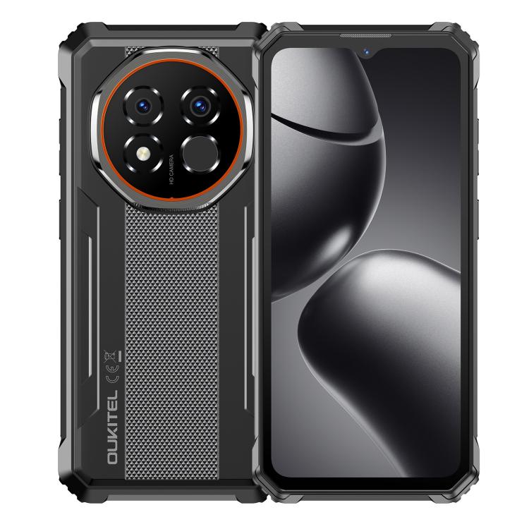 โทรศัพท์ Oukitel G6 ทนทาน, 8GB+256GB, สแกนลายนิ้วมือ, แบตเตอรี่ 10600mAh, 6.52 นิ้ว Android 16.0 Unisoc T615 Octa Core, NFC, OTG, เครือข่าย: 4G, 6GB+256GB