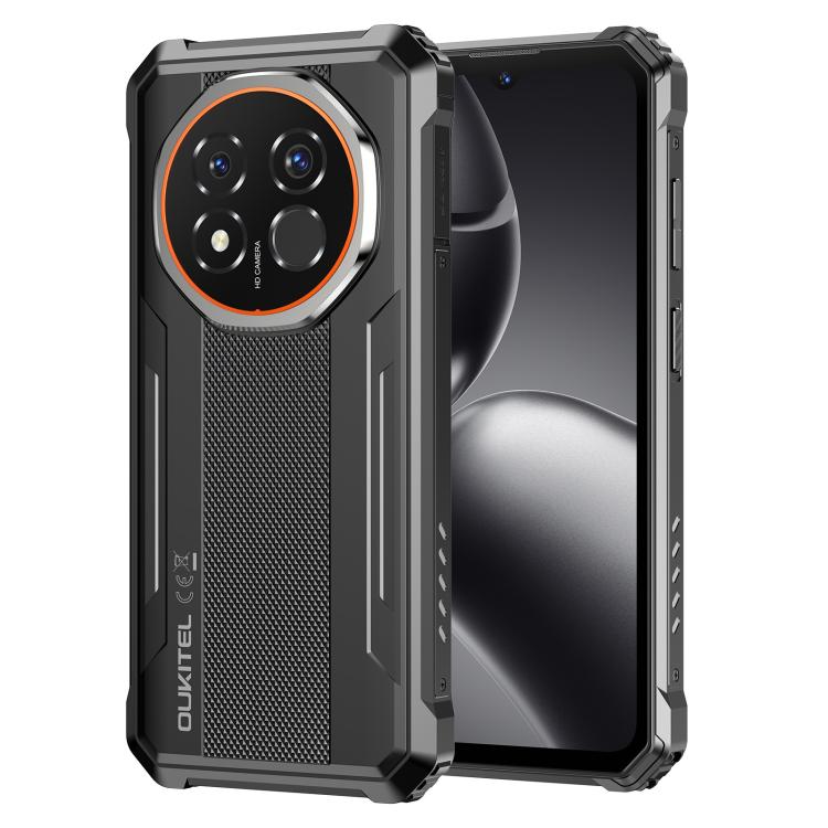โทรศัพท์ Oukitel G6 ทนทาน, 8GB+256GB, สแกนลายนิ้วมือ, แบตเตอรี่ 10600mAh, 6.52 นิ้ว Android 16.0 Unisoc T615 Octa Core, NFC, OTG, เครือข่าย: 4G, 6GB+256GB