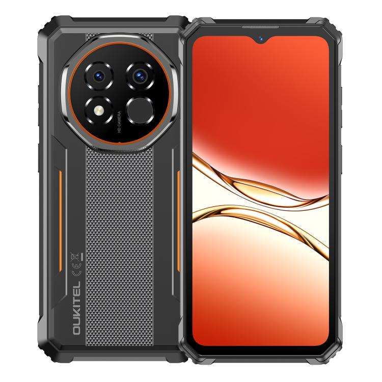 โทรศัพท์ Oukitel G6 ทนทาน, 8GB+256GB, สแกนลายนิ้วมือ, แบตเตอรี่ 10600mAh, 6.52 นิ้ว Android 16.0 Unisoc T615 Octa Core, NFC, OTG, เครือข่าย: 4G, 6GB+256GB