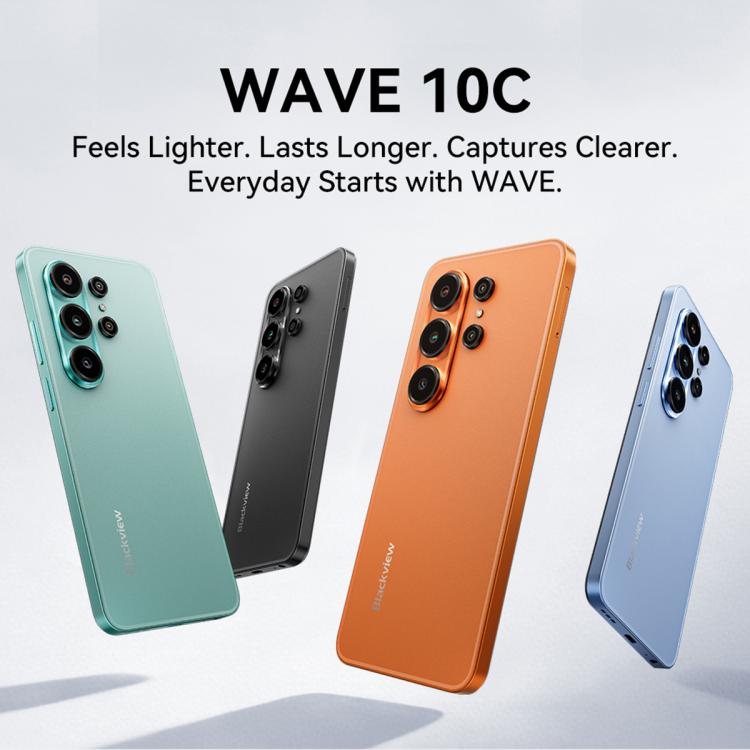 Blackview WAVE 10C, 4GB+128GB, 6.88 นิ้ว Android 16 Unisoc UMS312 / T310 Octa Core, เครือข่าย: 4G, OTG, WAVE 10C, 4GB+128GB