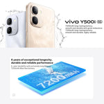 vivo Y500i, 8GB+512GB, สแกนลายนิ้วมือด้านข้าง, 6.75 นิ้ว Android 16 OriginOS 6 Snapdragon 4 Gen Octa Core, OTG, NFC, เครือข่าย: 5G, 8GB+512GB