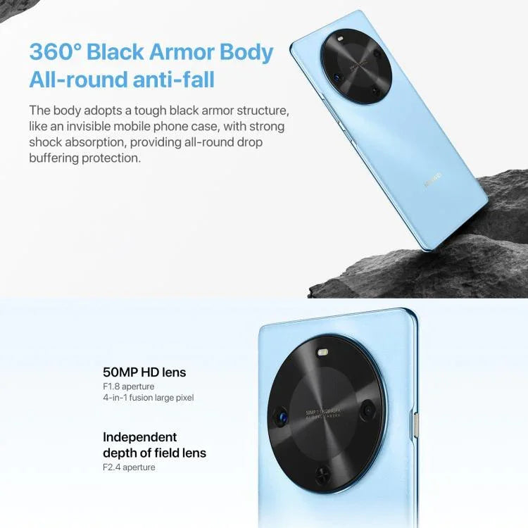 HUAWEI Enjoy 70X Vitality Edition, สแกนลายนิ้วมือบนหน้าจอ, 6.78 นิ้ว HarmonyOS 4.2 Octa Core, OTG, ไม่รองรับ Google Play, 8GB+128GB