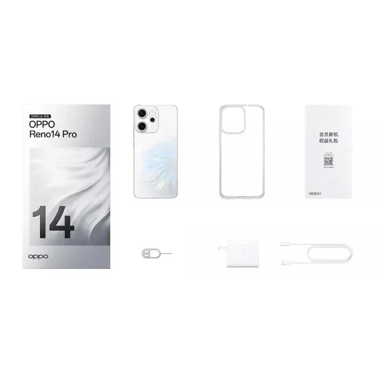 OPPO Reno14 Pro AI Phone, 16GB+1TB, Screen Fingerprint, 6.83 inch ColorOS 15.0 Dimensity 8450 Octa Core, NFC, OTG, Network: 5G, 16GB+1TB