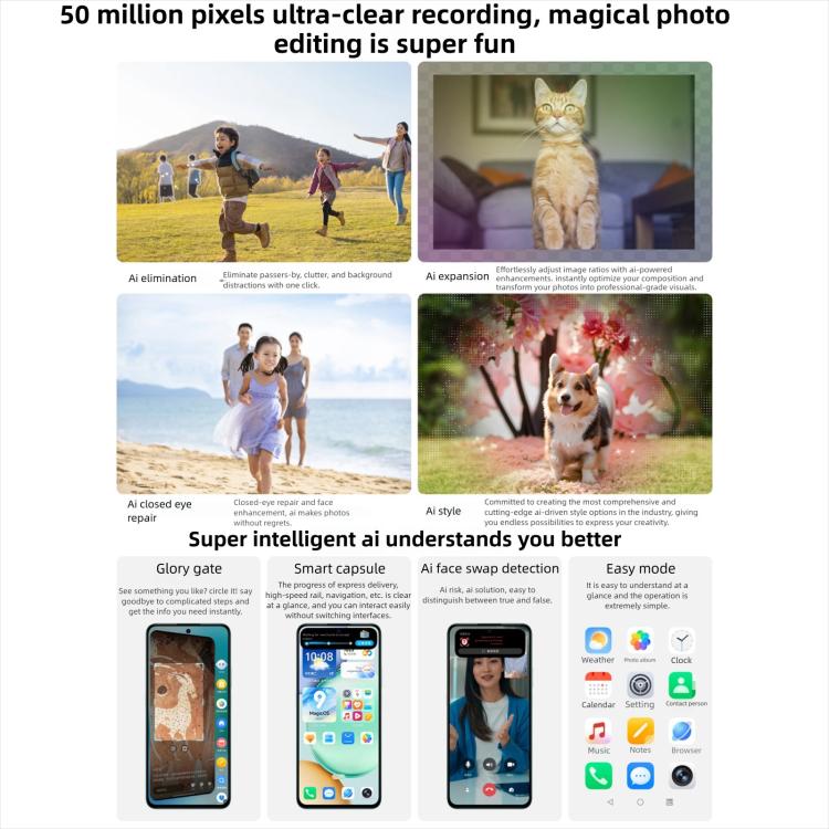 Honor Play10T, 12GB+256GB, สแกนลายนิ้วมือด้านข้าง, 6.8 นิ้ว Android 15 Magic OS 9.0 Snapdragon 6s Gen 3 Octa Core, เครือข่าย: 5G, 12GB+256GB