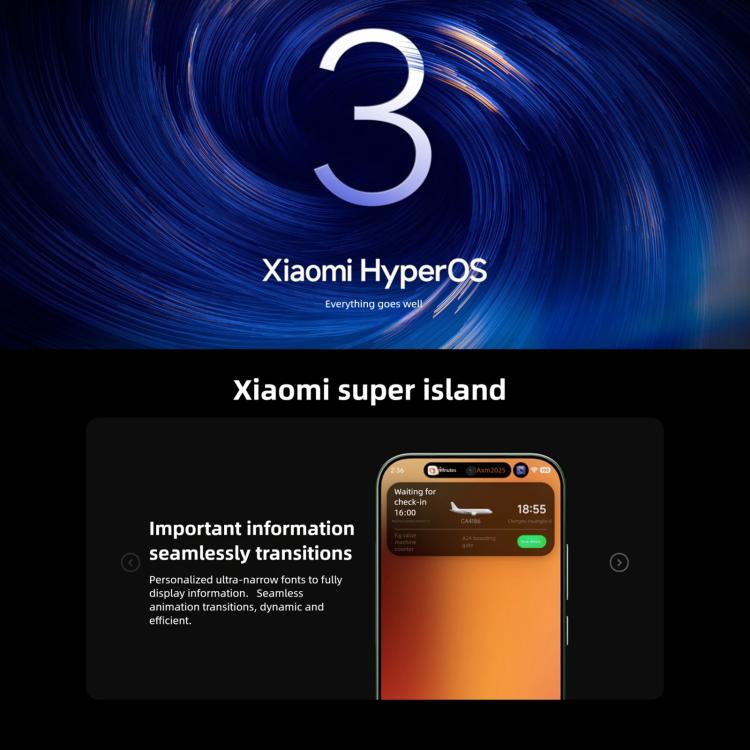 Xiaomi 17 Pro, 12GB+512GB, สแกนลายนิ้วมืออัลตราโซนิก 3D, จอ 6.3 นิ้ว Xiaomi HyperOS 3 Snapdragon 8 Elite Gen 5 Octa Core, NFC, เครือข่าย: 5G, 12GB+512GB