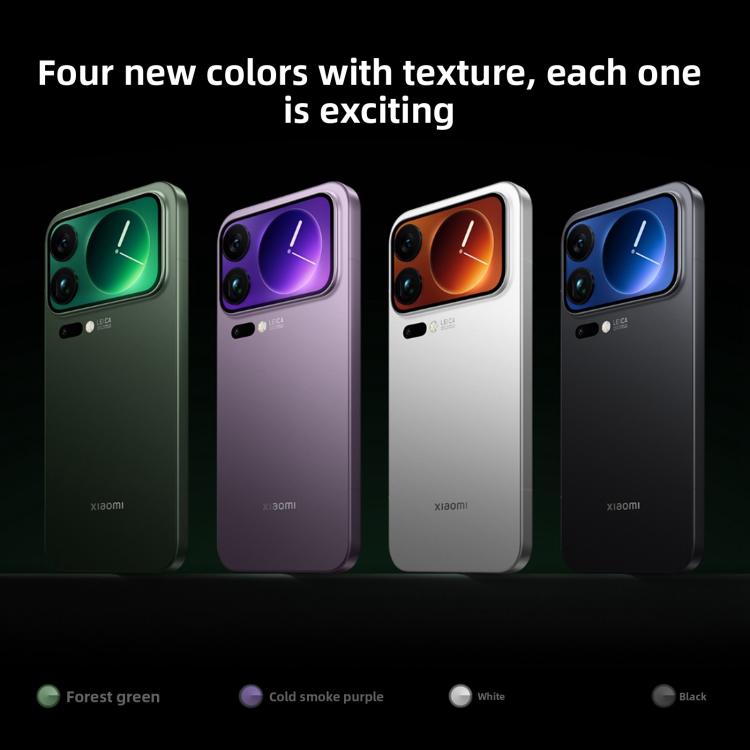 Xiaomi 17 Pro Max, 16GB+1TB, สแกนลายนิ้วมืออัลตราโซนิก 3D, จอ 6.9 นิ้ว + 2.9 นิ้ว Xiaomi HyperOS 3 Snapdragon 8 Elite Gen 5 Octa Core, NFC, เครือข่าย: 5G, 16GB+1TB