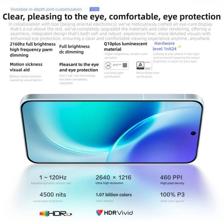 vivo X300, 16GB+256GB, จอ 6.31 นิ้ว OriginOS 6 Android 16 Dimensity 9500 Octa Core, OTG, NFC, เครือข่าย: 5G, 16GB+256GB