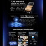 Honor Magic8 Pro, 12GB+256GB, สแกนลายนิ้วมือบนหน้าจอ, 6.71 นิ้ว MagicOS 10.0 / Android 16 Snapdragon 8 Elite Gen 5 Octa Core, เครือข่าย: 5G, NFC, OTG, 12GB+256GB