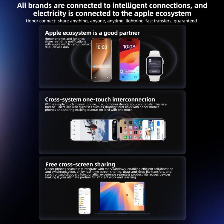 Honor Magic8 Pro, 12GB+256GB, สแกนลายนิ้วมือบนหน้าจอ, 6.71 นิ้ว MagicOS 10.0 / Android 16 Snapdragon 8 Elite Gen 5 Octa Core, เครือข่าย: 5G, NFC, OTG, 12GB+256GB