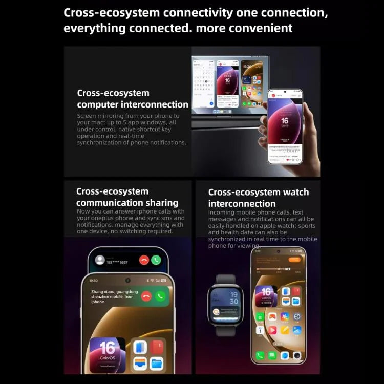 OnePlus 15, 16GB+512GB, สแกนลายนิ้วมือบนหน้าจอ, 6.78 นิ้ว ColorOS 16.0 Snapdragon 8 Elite Gen 5 Octa Core, NFC, เครือข่าย: 5G, 16GB+512GB