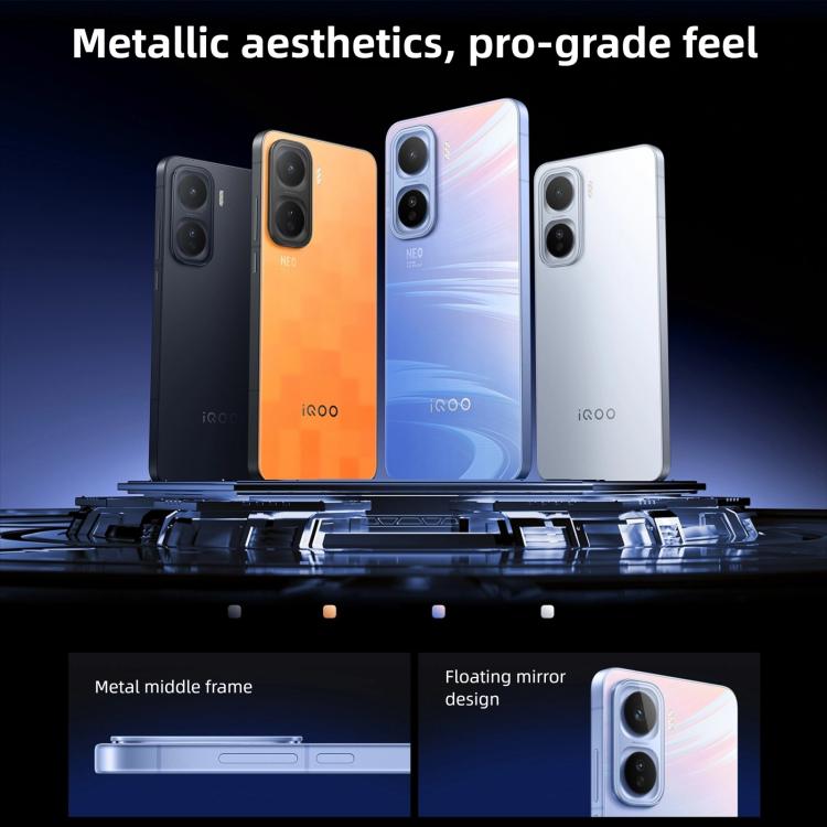 vivo iQOO Neo11, 16GB+512GB, สแกนใบหน้า / สแกนนิ้วบนหน้าจอ, 6.82 นิ้ว Android 16 OriginOS 6 Snapdragon 8 Elite Octa Core, OTG, NFC, เครือข่าย: 5G, iQOO Neo11, 16GB+512GB