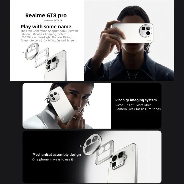 Realme GT8 Pro, 12GB+512GB, 6.79 นิ้ว Realme UI 7.0 Snapdragon 8 Elite Gen 5 Octa Core, NFC, เครือข่าย: 5G, 12GB+512GB, Realme GT8 Pro, 12GB+512GB