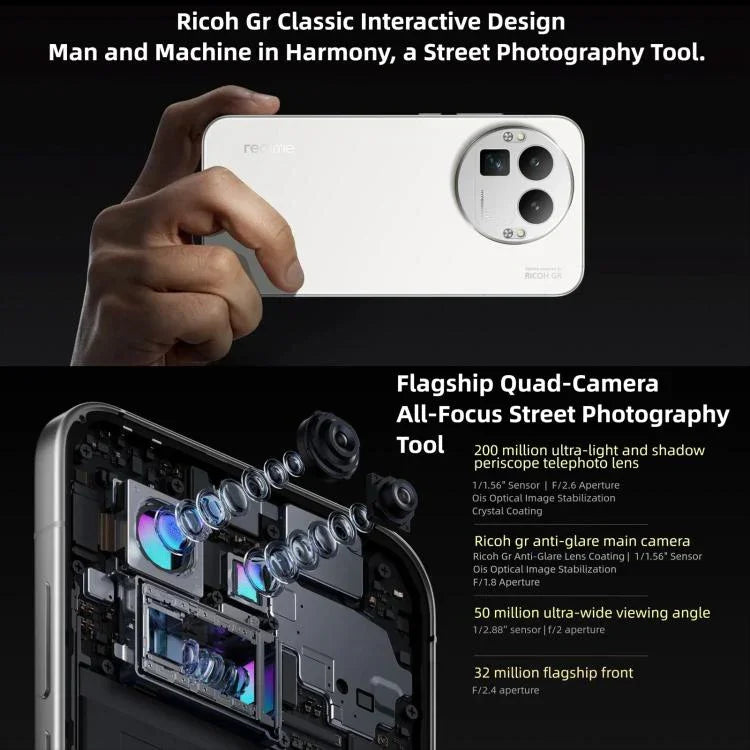 Realme GT8 Pro, 16GB+512GB, 6.79 นิ้ว Realme UI 7.0 Snapdragon 8 Elite Gen 5 Octa Core, NFC, เครือข่าย: 5G, 16GB+512GB, Realme GT8 Pro, 16GB+512GB