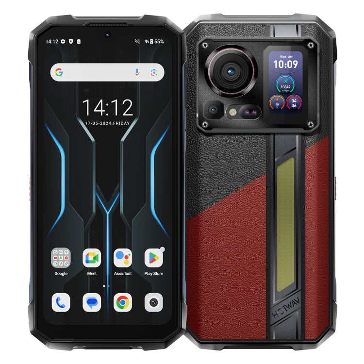 HOTWAV Hyper 7 Pro โทรศัพท์กันกระแทก, 16GB+256GB, แบตเตอรี่ 10800mAh, 6.6 นิ้ว Android 14 MediaTek Dimensity 7050 5G, เครือข่าย: 5G, OTG, NFC