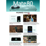 HUAWEI Mate 80, 12GB+256GB, สแกนลายนิ้วมือด้านข้าง, 6.75 นิ้ว HarmonyOS 6.0 Kirin 9020, NFC, OTG, ไม่รองรับ Google Play, 12GB+256GB