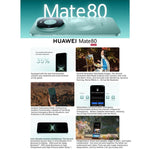 HUAWEI Mate 80, 12GB+512GB, สแกนลายนิ้วมือด้านข้าง, 6.75 นิ้ว HarmonyOS 6.0 Kirin 9020, NFC, OTG, ไม่รองรับ Google Play, 12GB+512GB