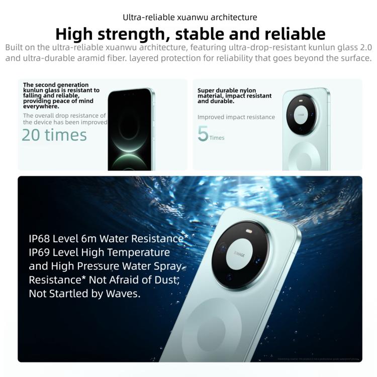HUAWEI Mate 80, 16GB+512GB, Side Fingerprint Identification, 6.75 inch HarmonyOS 6.0 Kirin 9020, NFC, OTG, Not Support Google Play, 16GB+512GB