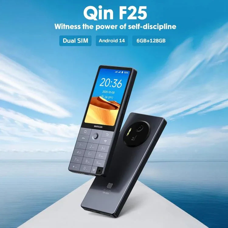 DUOQIN F25 โทรศัพท์สมาร์ทคีย์แพดสำหรับผู้สูงอายุ, 6GB+128GB, 3.54 นิ้ว Android 14 MTK8786 Octa-Core, เครือข่าย: 4G