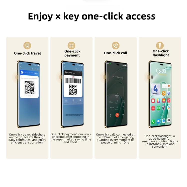 HUAWEI Enjoy 70X Premium Edition, 8GB+512GB, สแกนลายนิ้วมือบนหน้าจอ, 6.78 นิ้ว HarmonyOS 4.2 Kirin 8000, เครือข่าย: 4G, OTG, NFC, ไม่รองรับ Google Play, 8GB+512GB