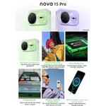 Huawei nova 15 Pro, กระจก Kunlun, 12GB+256GB, สแกนลายนิ้วมือด้านข้าง, 6.84 นิ้ว HarmonyOS 6.0 Kirin 9010S Octa Core, NFC, OTG, ไม่รองรับ Google Play, กระจก Kunlun, 12GB+256GB