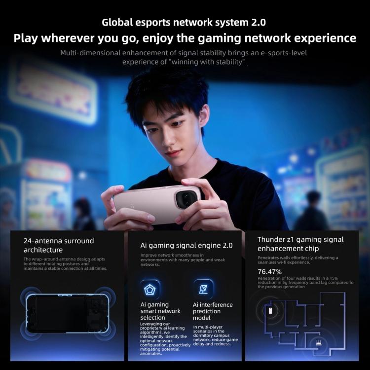 vivo iQOO Z11 Turbo, 16GB+1TB, สแกนลายนิ้วมือ 3D อัลตราโซนิก, จอ 6.59 นิ้ว Android 16 OriginOS 6 Snapdragon 8 Gen 5 Octa Core, OTG, NFC, เครือข่าย: 5G, 16GB+1TB