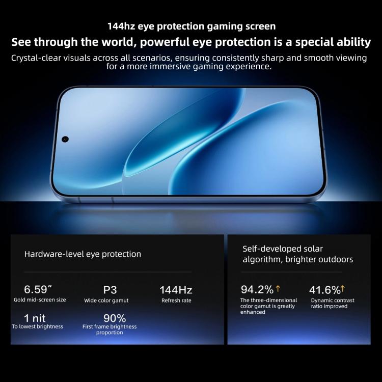 vivo iQOO Z11 Turbo, 16GB+256GB, สแกนลายนิ้วมือ 3D อัลตราโซนิก, จอ 6.59 นิ้ว Android 16 OriginOS 6 Snapdragon 8 Gen 5 Octa Core, OTG, NFC, เครือข่าย: 5G, 16GB+256GB