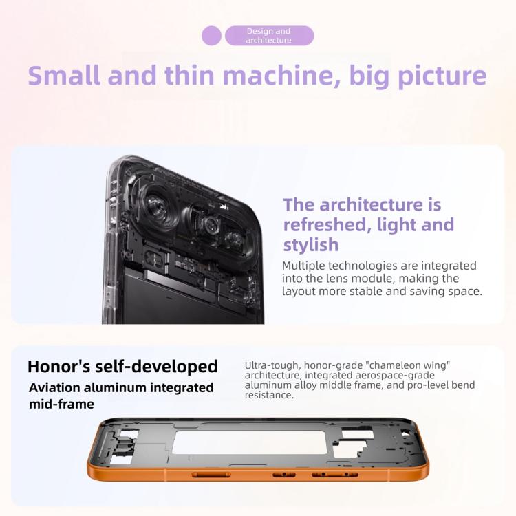 Honor Magic8 Pro Air, 12GB+256GB, สแกนลายนิ้วมือบนหน้าจอ, 6.31 นิ้ว MagicOS 10.0 / Android 16 Dimensity 9500 Octa Core, เครือข่าย: 5G, NFC, OTG, 12GB+256GB