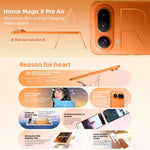 Honor Magic8 Pro Air, 12GB+512GB, สแกนลายนิ้วมือบนหน้าจอ, 6.31 นิ้ว MagicOS 10.0 / Android 16 Dimensity 9500 Octa Core, เครือข่าย: 5G, NFC, OTG, 12GB+512GB