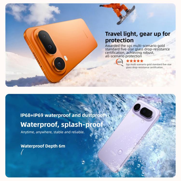 Honor Magic8 Pro Air, 16GB+512GB, สแกนลายนิ้วมือบนหน้าจอ, 6.31 นิ้ว MagicOS 10.0 / Android 16 Dimensity 9500 Octa Core, เครือข่าย: 5G, NFC, OTG, 16GB+512GB