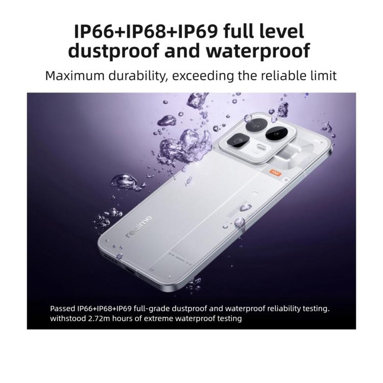 Realme Neo8, 16GB+1TB, สแกนลายนิ้วมือบนหน้าจอแบบอัลตราโซนิก, 6.78 นิ้ว Realme UI 7.0 Snapdragon 8 Gen 5 Octa Core, OTG, NFC, เครือข่าย: 5G, 16GB+1TB