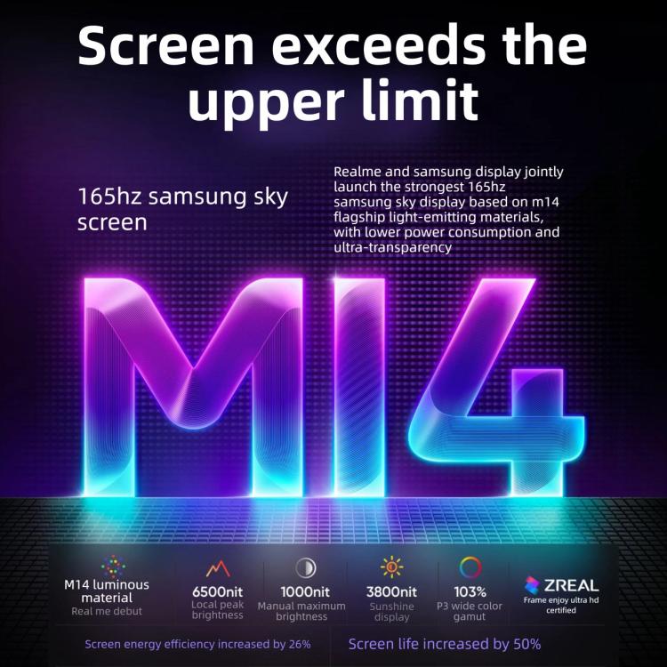 Realme Neo8, 16GB+1TB, สแกนลายนิ้วมือบนหน้าจอแบบอัลตราโซนิก, 6.78 นิ้ว Realme UI 7.0 Snapdragon 8 Gen 5 Octa Core, OTG, NFC, เครือข่าย: 5G, 16GB+1TB