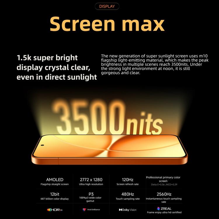 Xiaomi REDMI Turbo 5 Max, 12GB+256GB, 6.83 นิ้ว Xiaomi HyperOS 3 Dimensity 9500s Octa Core, NFC, เครือข่าย: 5G, 12GB+256GB