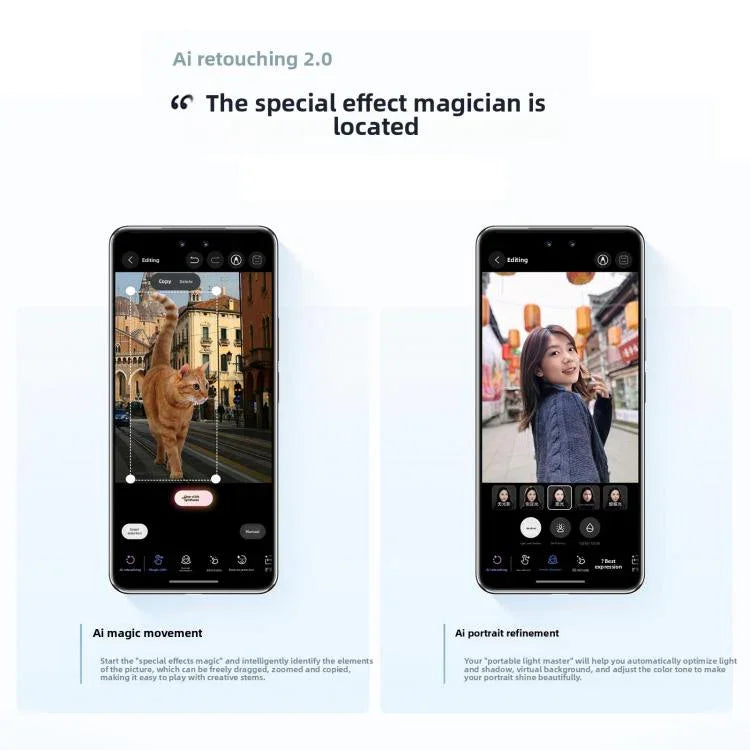 Huawei nova 14 Pro, 12GB+512GB, สแกนนิ้วมือด้านข้าง, 6.78 นิ้ว HarmonyOS 5.0, NFC, OTG, ไม่รองรับ Google Play, 12GB+512GB, nova 14 Pro, 12GB+512GB