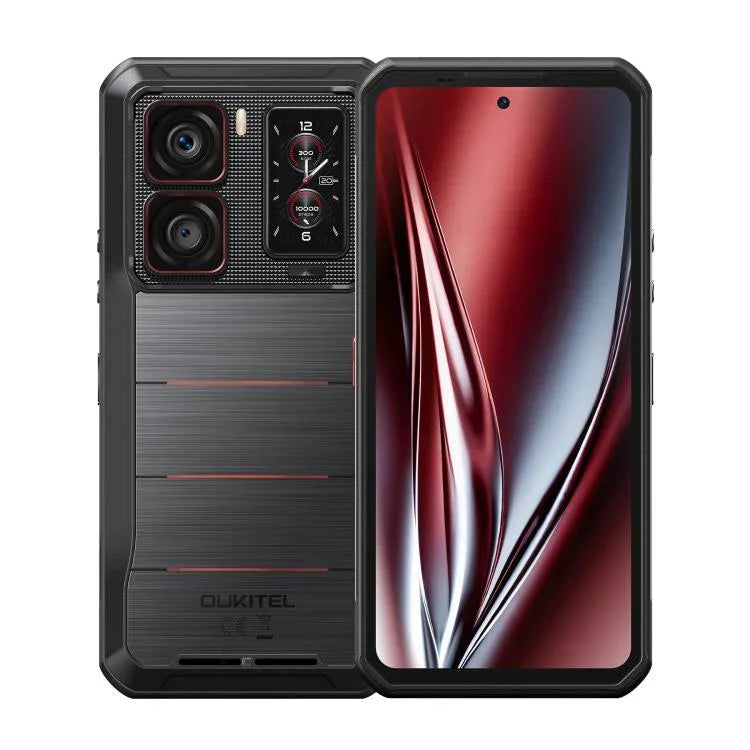 โทรศัพท์ Oukitel WP300 ทนทานพร้อมนาฬิกา, 12GB+512GB, 6.8 นิ้ว Android 15 MediaTek Dimensity 7050 Octa Core, NFC, OTG, เครือข่าย: 5G