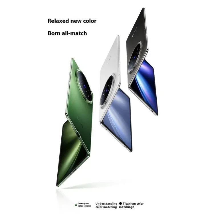 vivo X Fold5, 12GB+256GB, 8.03 นิ้ว + 6.53 นิ้ว Android 15 OriginOS 5 Snapdragon 8 Gen 3 Octa Core, OTG, NFC, เครือข่าย: 5G, 12GB+256GB
