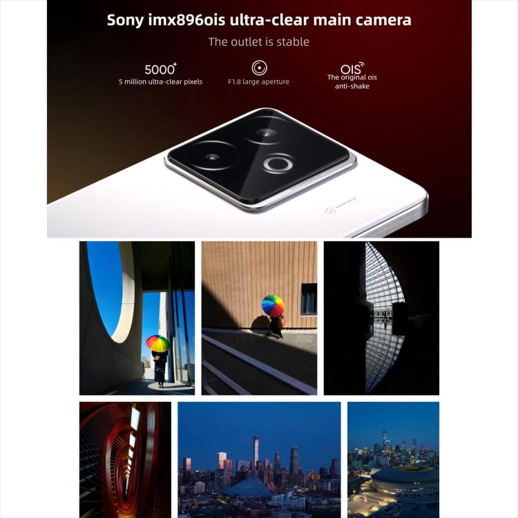 Realme GT7, 16GB+1TB, 6.8 นิ้ว Android 15 / Realme UI 6.0 MediaTek Dimensity 9400+ Octa Core, NFC, เครือข่าย: 5G, รองรับ Google Play, 16GB+1TB