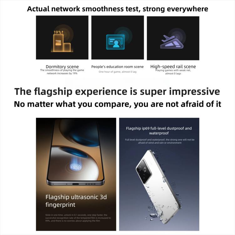 Realme GT7, 16GB+256GB, 6.8 นิ้ว Android 15 / Realme UI 6.0 MediaTek Dimensity 9400+ Octa Core, NFC, เครือข่าย: 5G, รองรับ Google Play, 16GB+256GB