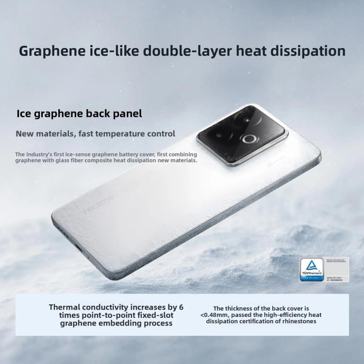 Realme GT7, 16GB+512GB, 6.8 นิ้ว Android 15 / Realme UI 6.0 MediaTek Dimensity 9400+ Octa Core, NFC, เครือข่าย: 5G, รองรับ Google Play, 16GB+512GB