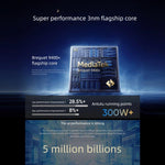 Realme GT7, 16GB+512GB, 6.8 นิ้ว Android 15 / Realme UI 6.0 MediaTek Dimensity 9400+ Octa Core, NFC, เครือข่าย: 5G, รองรับ Google Play, 16GB+512GB