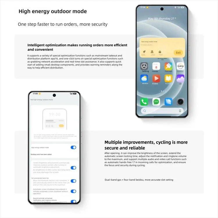 Realme Neo7 Turbo, 12GB+256GB, 6.8 นิ้ว Android 15 / Realme UI 6.0 MediaTek Dimensity 9400e Octa Core, NFC, เครือข่าย: 5G, รองรับ Google Play, 12GB+256GB